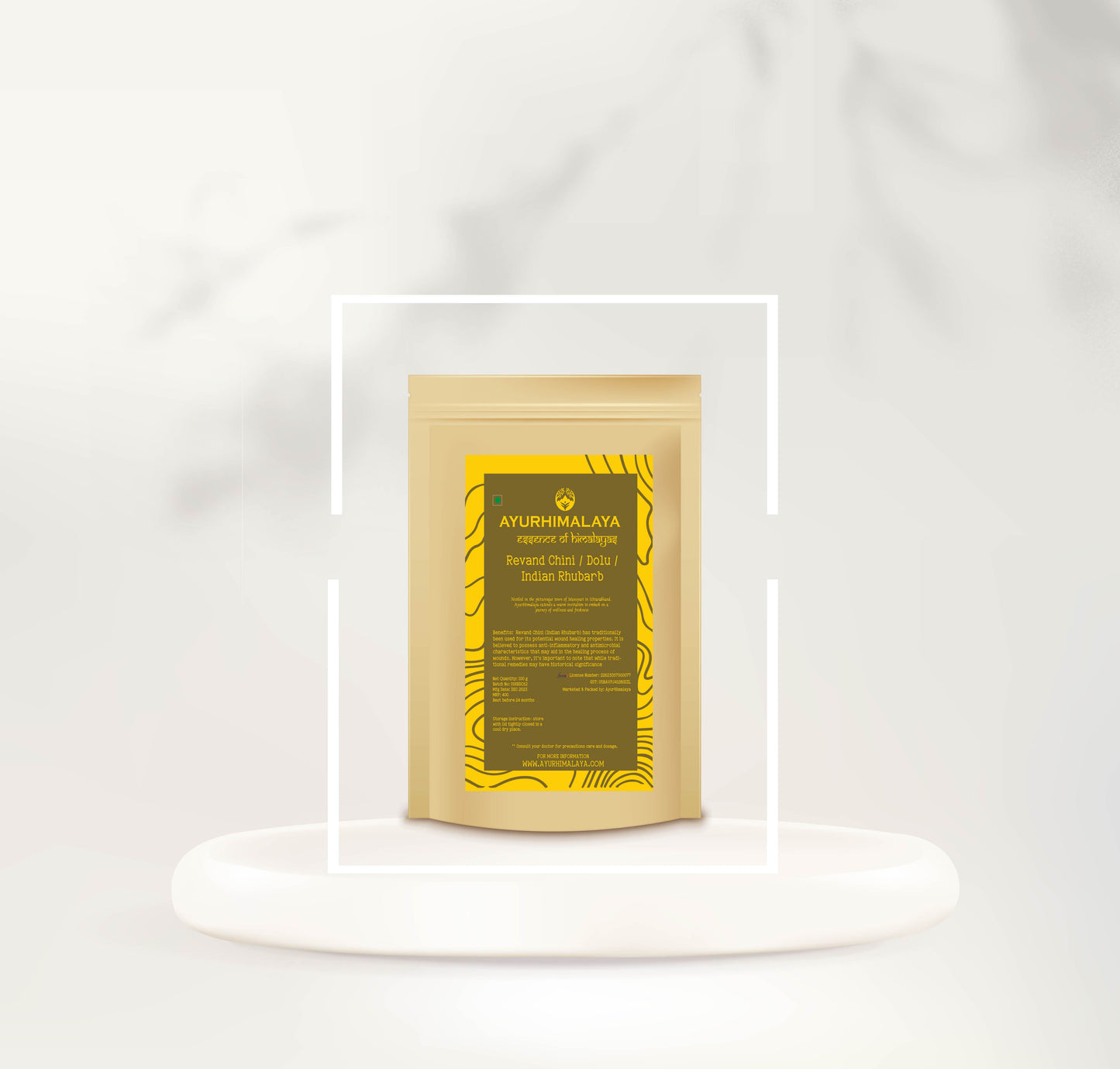 Dolu /Revand chini or Indian rhubarb rheum emodi