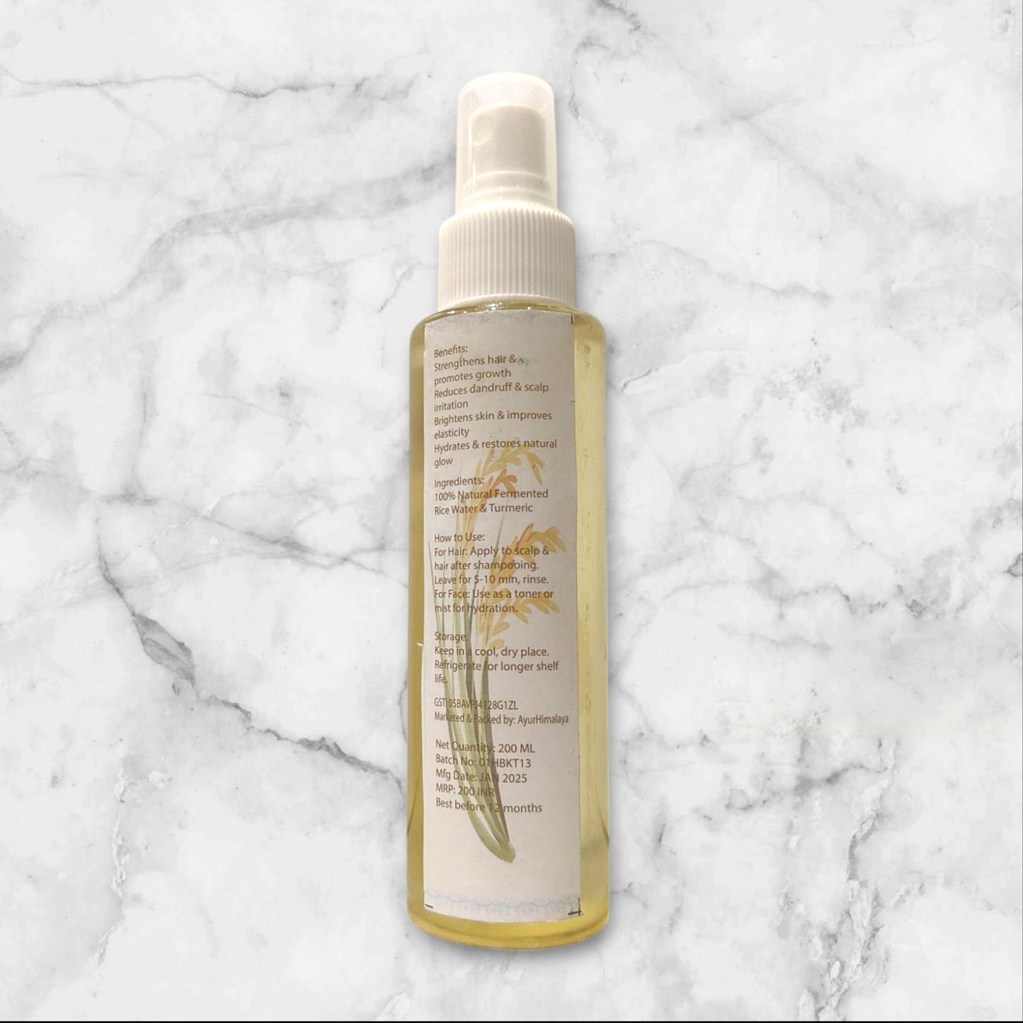 Himalayan mist  Fermented Rice Water – Natural Elixir for Hair & Skin