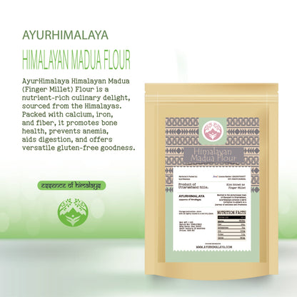 AyurHimalaya Himalayan Madua (Finger Millet) Flour: A Nutrient-Rich Culinary Marvel