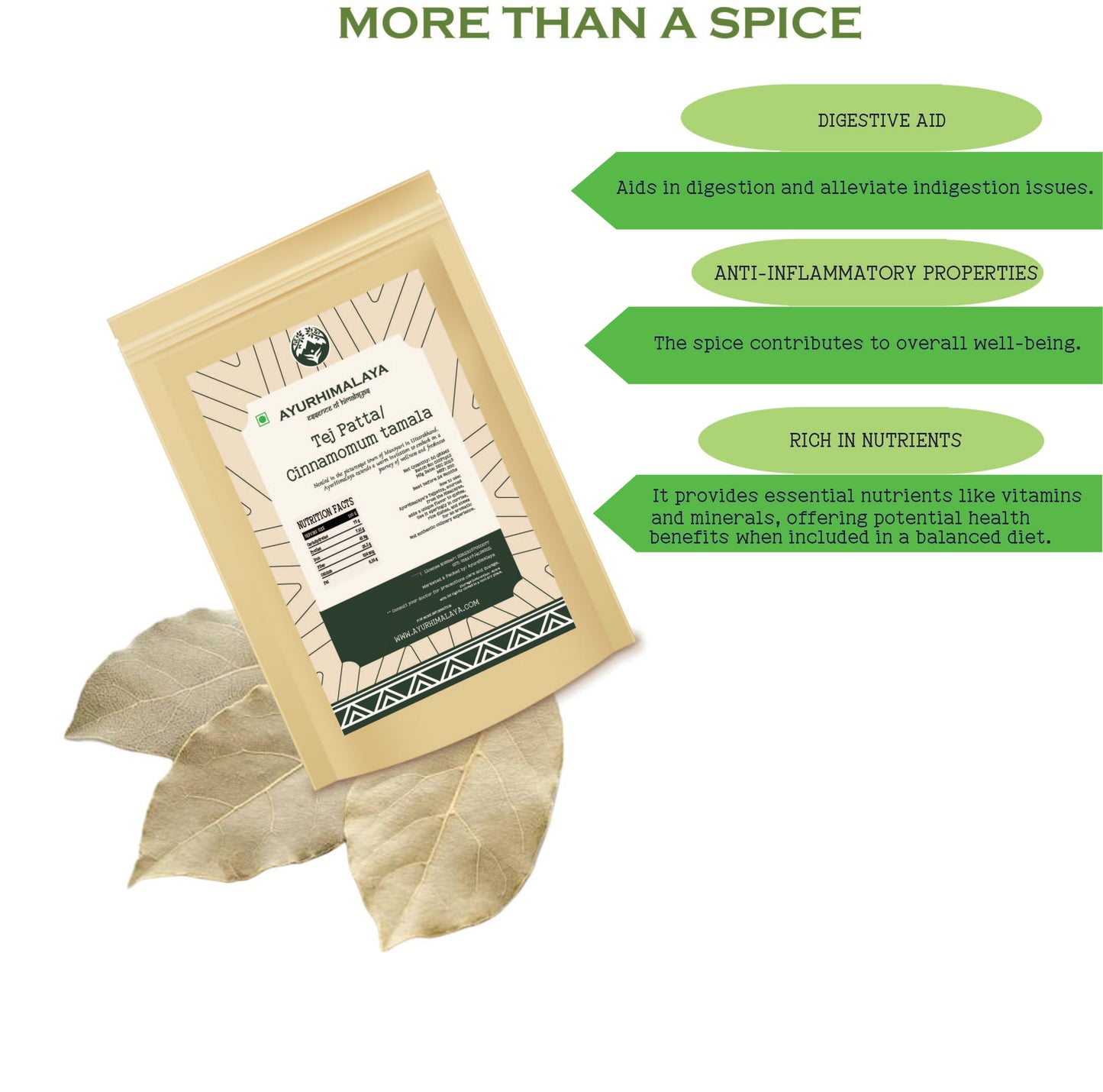AyurHimalaya Tej Patta (Cinnamomum tamala): Elevating Culinary Excellence